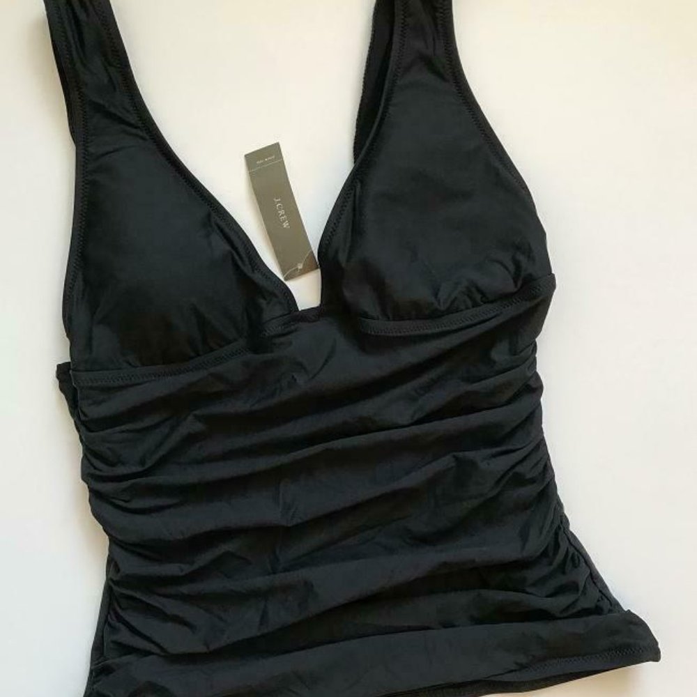 NEW J.Crew $65 Ruched Tankini Top B6767